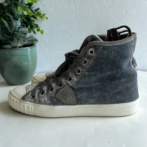 PHILIPPE MODEL High-Top Blue Sneakers-Sz EU38 - Picture 4 of 16